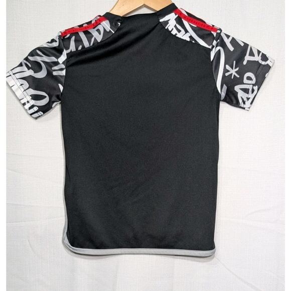 Toddler New York Red Bulls Jersey Sz 5t Black AEROREADY Hip Hop 2023 - Picture 5 of 9